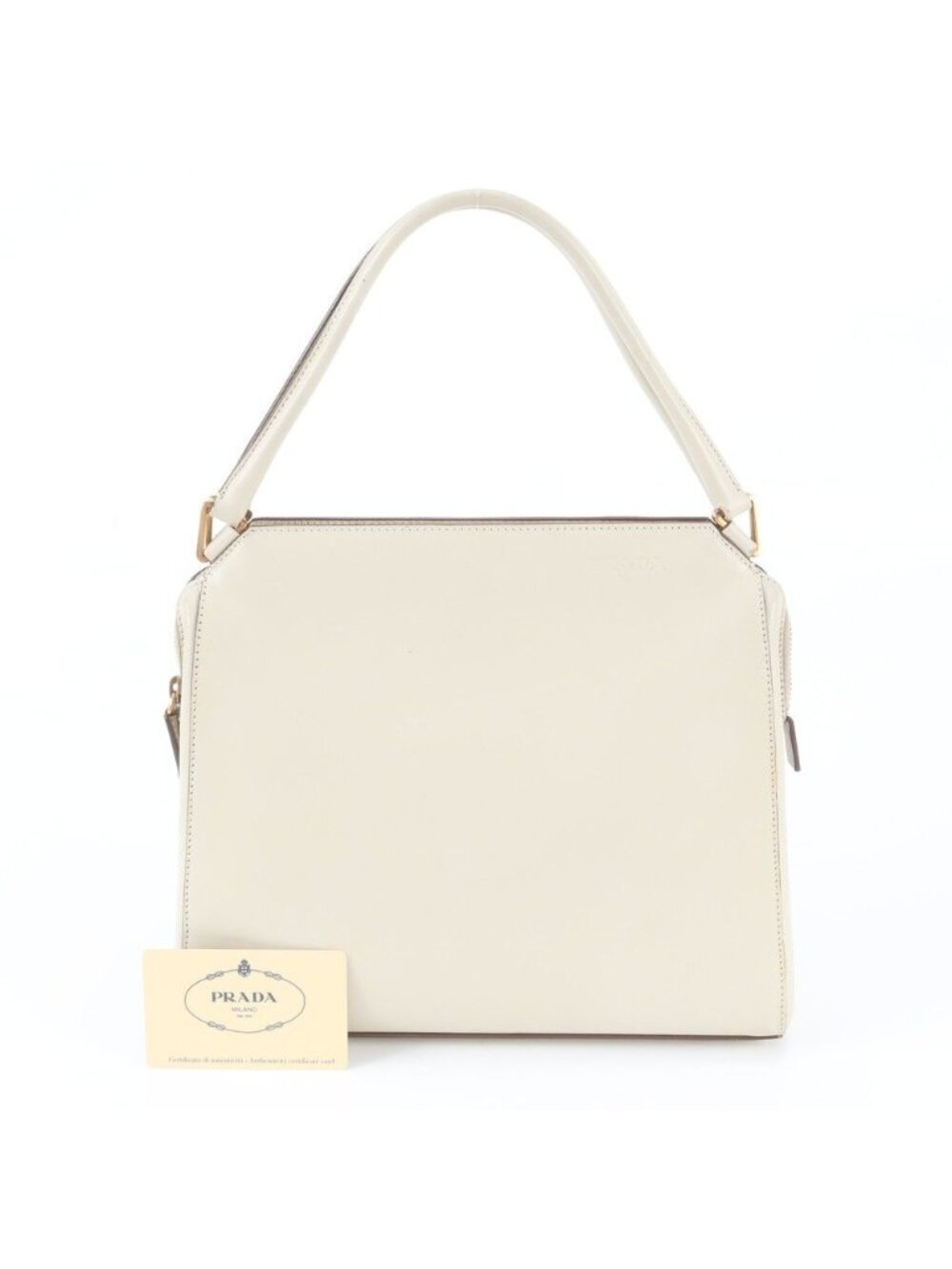 Prada Leather Handbag Tote
